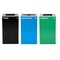 Alpine Industries 87 Gal. 3-Stream Steel Blue Cans & Bottles, Green Compost, and Black Commercial Trash Can Station ALP4450-BLK-KIT20 - alternate 7